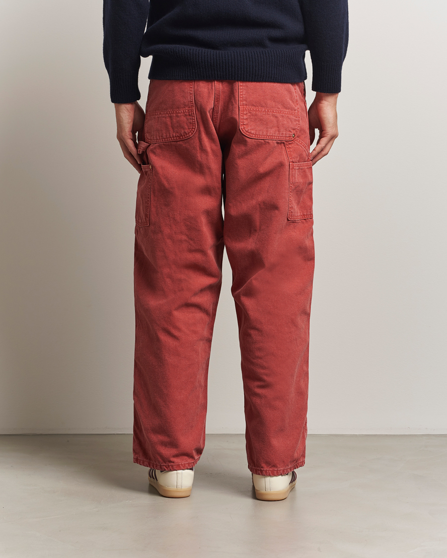 Herre | Bukser | orSlow | Dad Fit Oxford Painter Pants Red