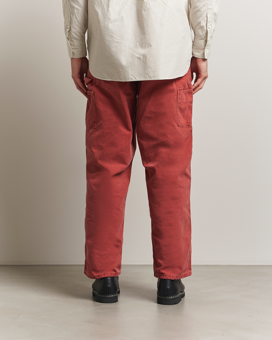 Herre | Bukser | orSlow | Dad Fit Oxford Painter Pants Red