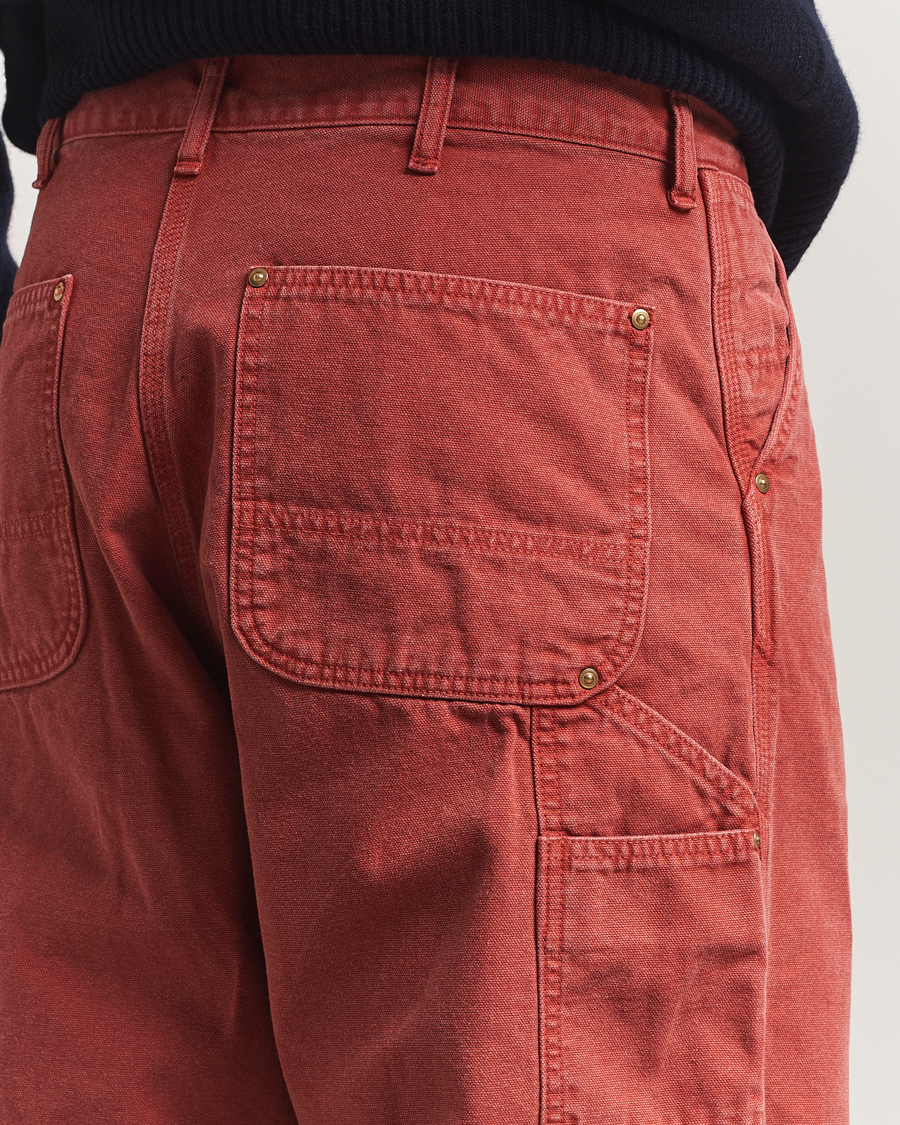 Herre | Bukser | orSlow | Dad Fit Oxford Painter Pants Red