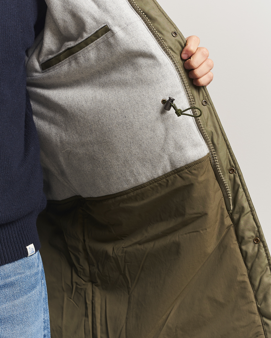 Herre | Jakker | orSlow | Padded Active Coat Army Green