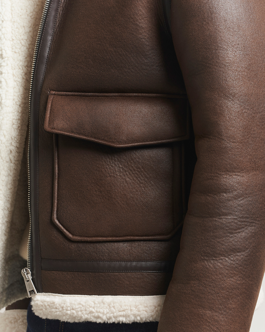 Herre | Jakker | A.P.C. | Tommy Aviator Jacket Brown