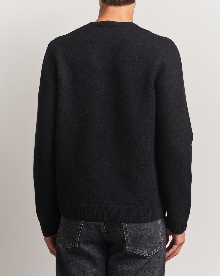 Herre | Trøjer | A.P.C. | Edward Wool Knitted Sweater Black
