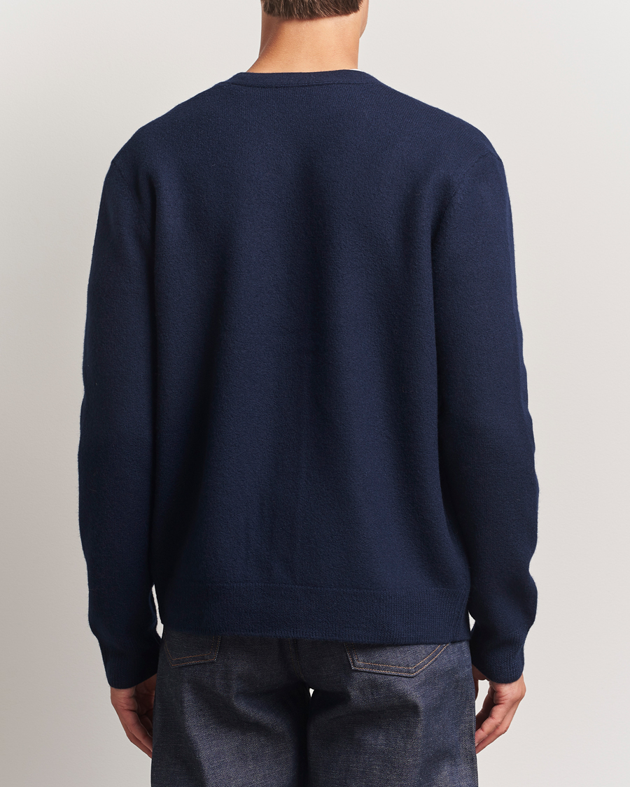 Herre | Trøjer | A.P.C. | Kenny Wool Knitted Cardigan Dark Navy