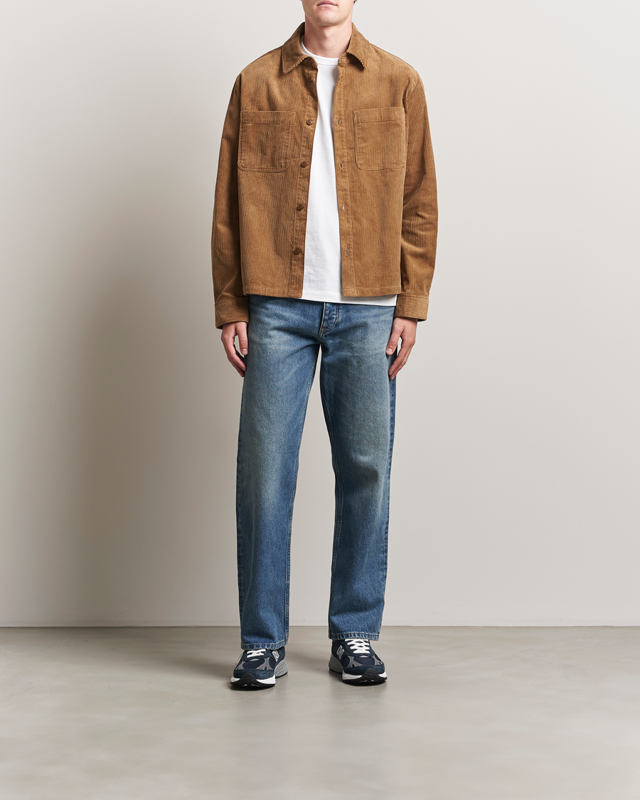 Herre | Skjorter | A.P.C. | Leon Corduroy Overshirt Brown
