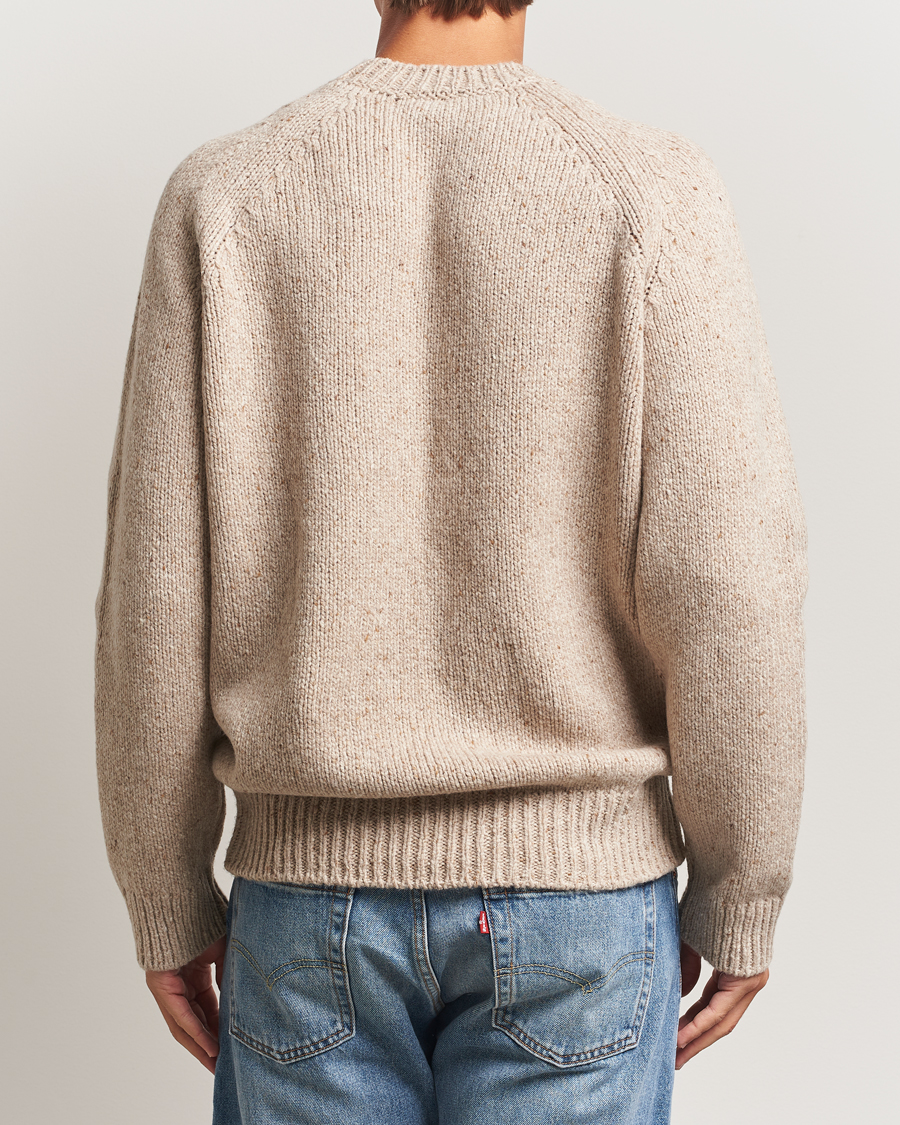 Herre | Trøjer | A.P.C. | Harris Wool Knitted Sweater Beige