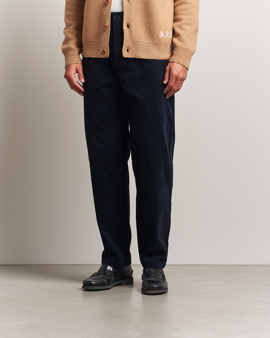 Herre | Bukser | A.P.C. | Lawrence Corduroy Trousers Dark Navy