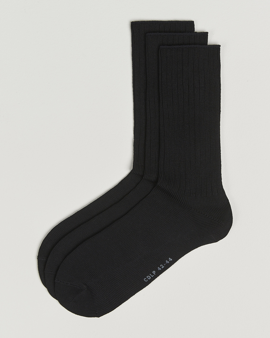Herre | Undertøj | CDLP | 3-Pack Tennis Socks Black