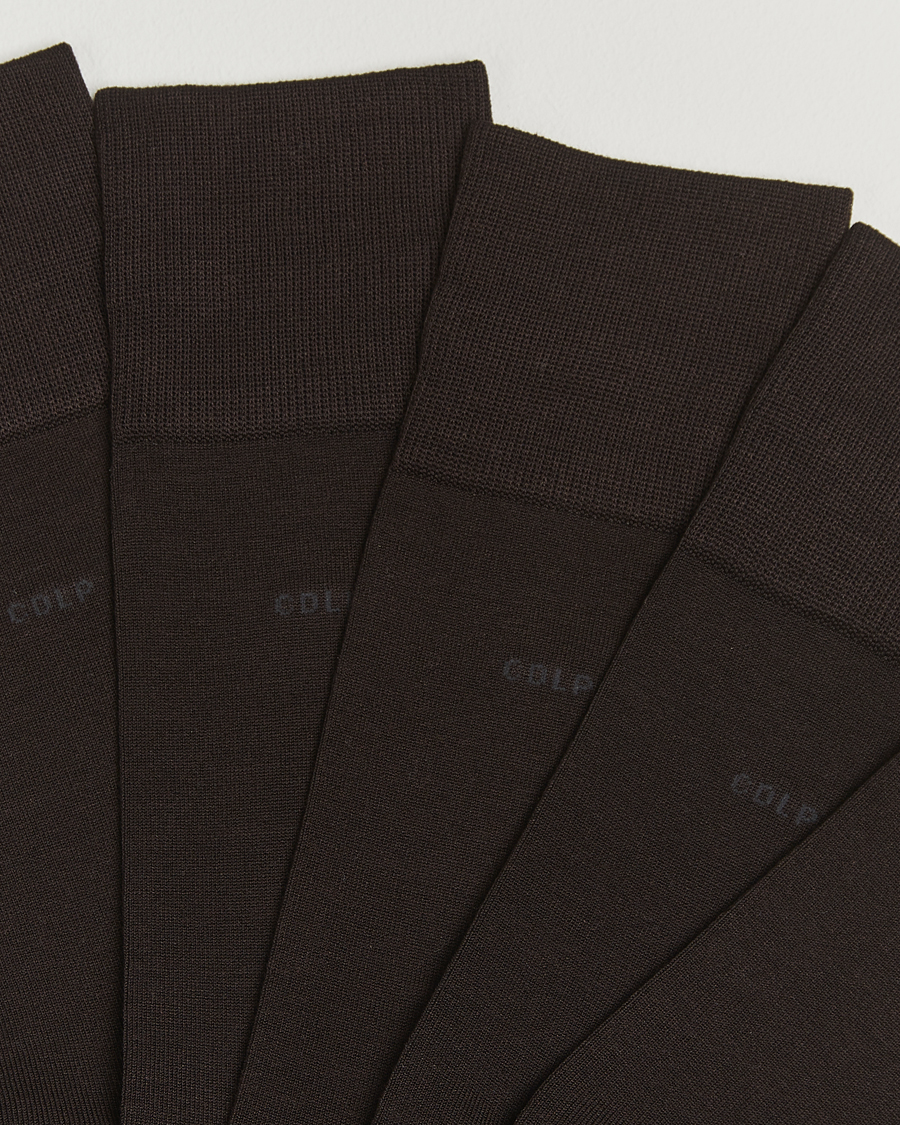 Herre | Undertøj | CDLP | 6-Pack Cotton Socks Dark Brown