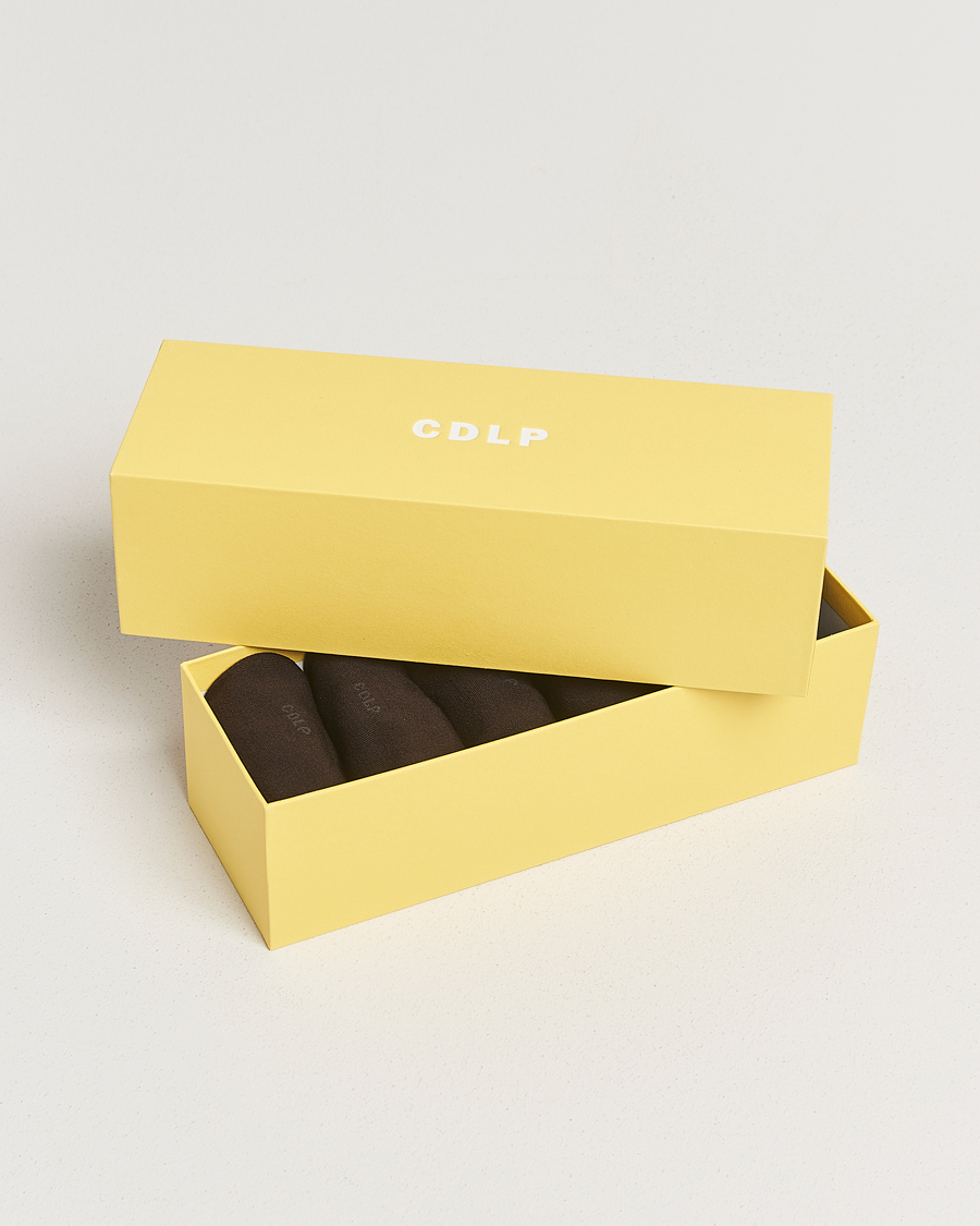 Herre | Undertøj | CDLP | 6-Pack Cotton Socks Dark Brown