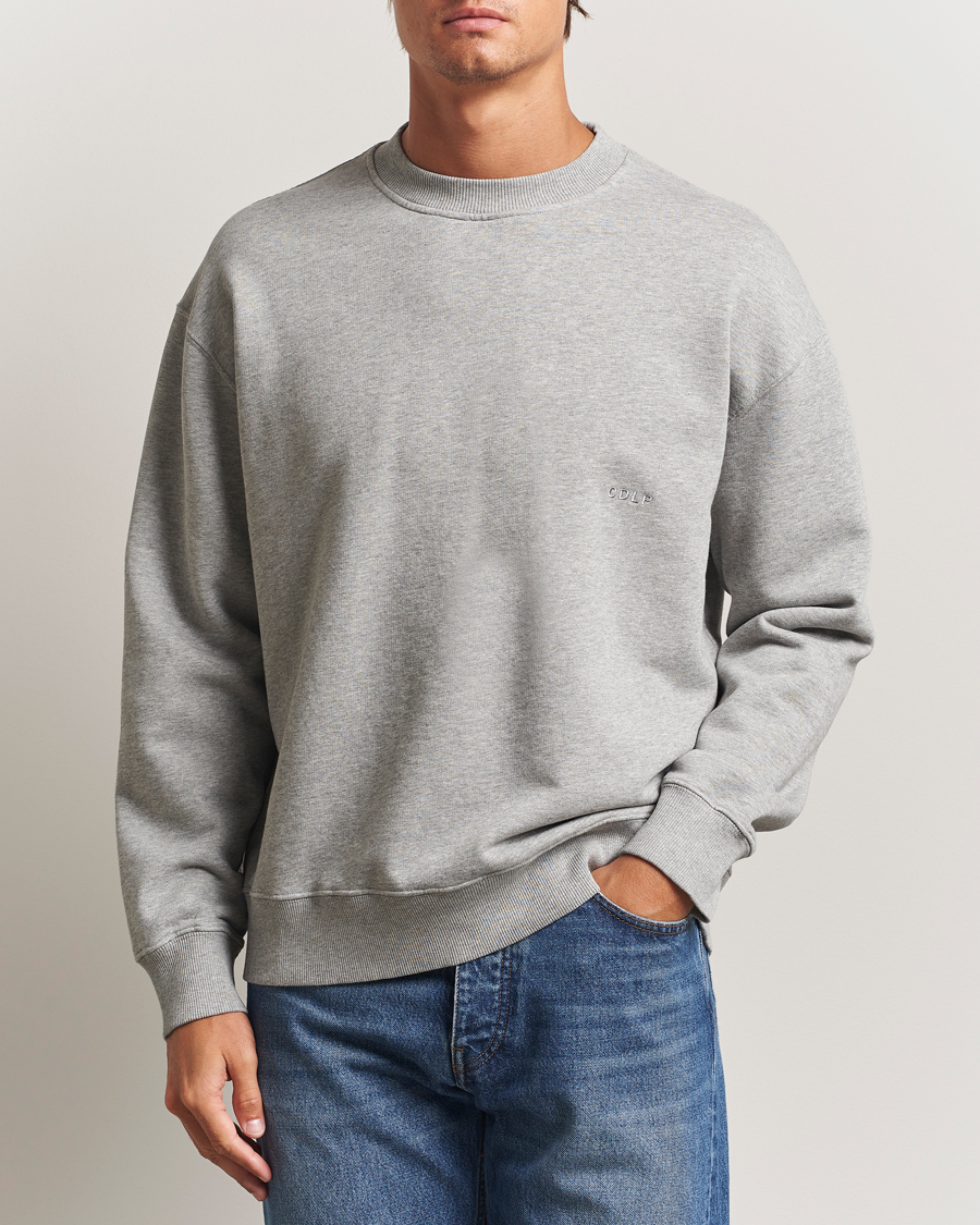 Herre | Trøjer | CDLP | Cotton Sweatshirt Grey Melange