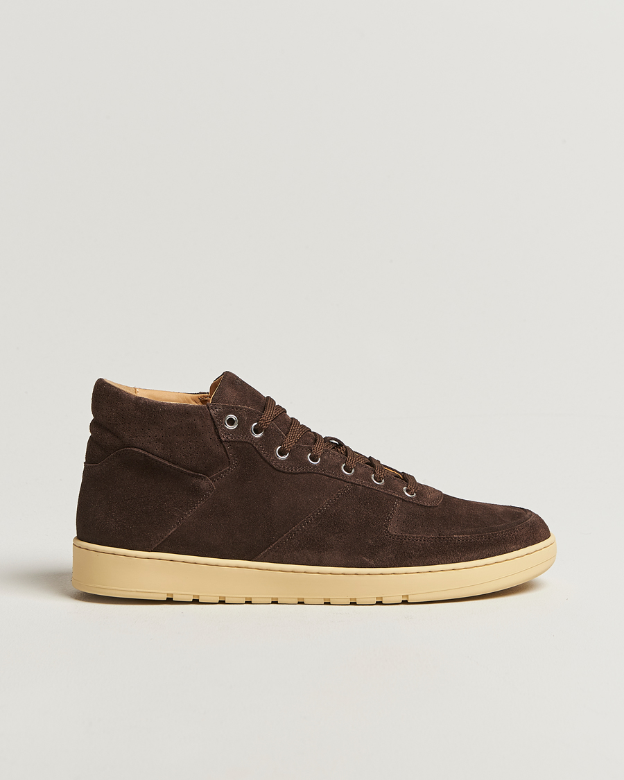 Herre | Sneakers | CQP | Center Mid Suede Sneaker Dark Brown