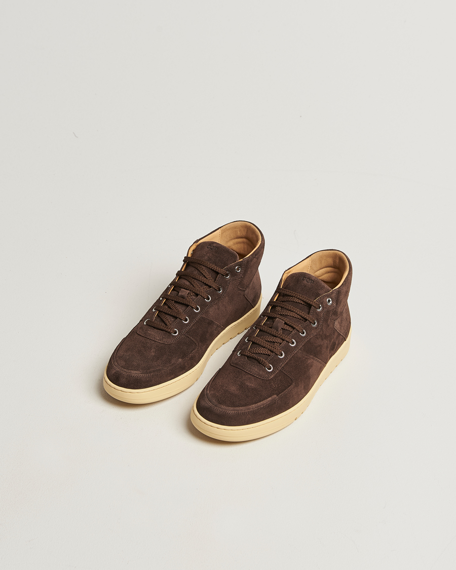 Herre | Sneakers | CQP | Center Mid Suede Sneaker Dark Brown