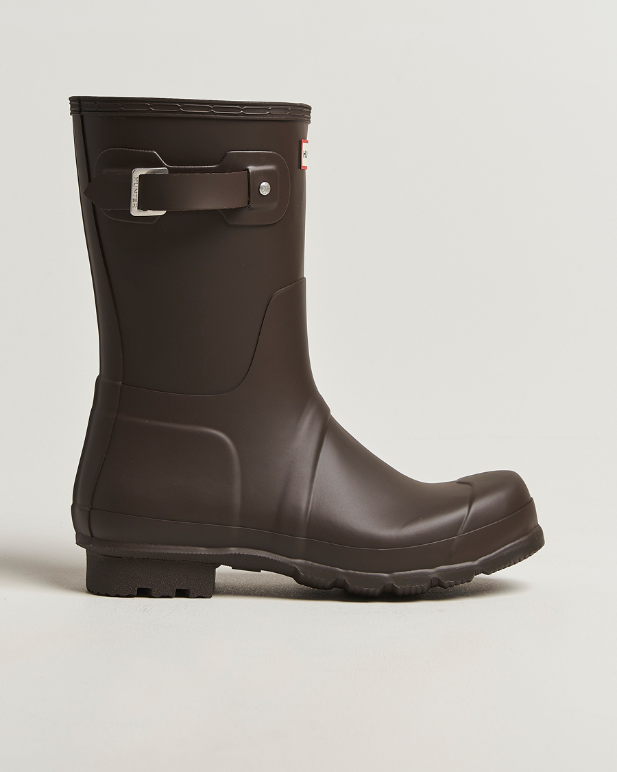 Herre | Galocher & Gummistøvler | Hunter Boots | Original Short Boot Dark Brown