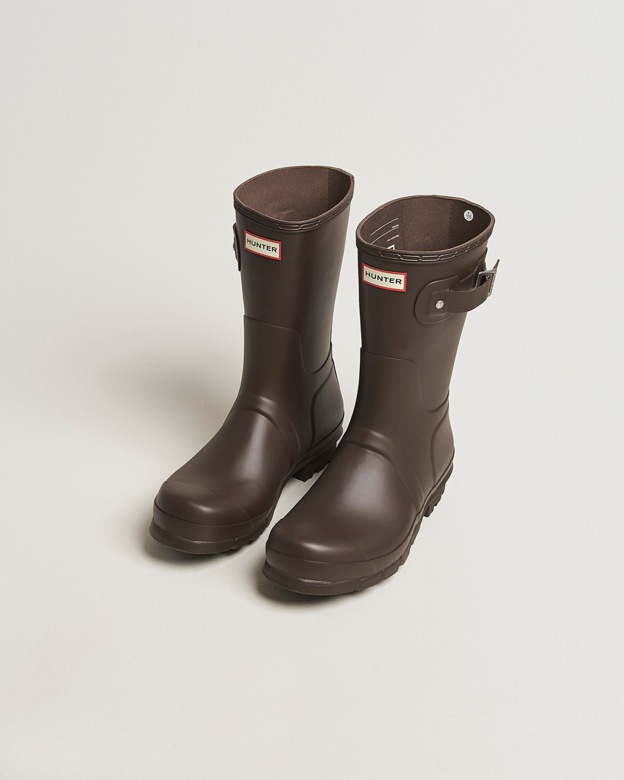 Herre | Galocher & Gummistøvler | Hunter Boots | Original Short Boot Dark Brown