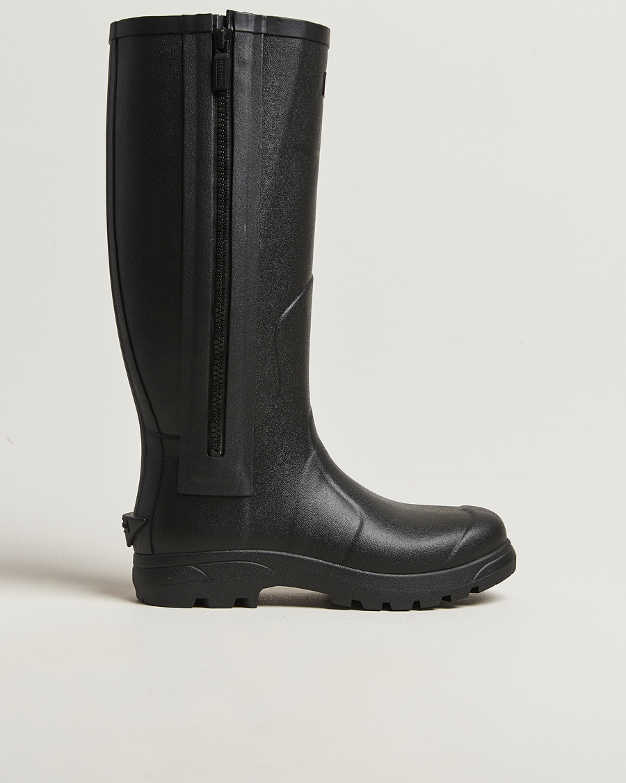 Herre | Galocher & Gummistøvler | Hunter Boots | Balmoral Full Zip Boot Black