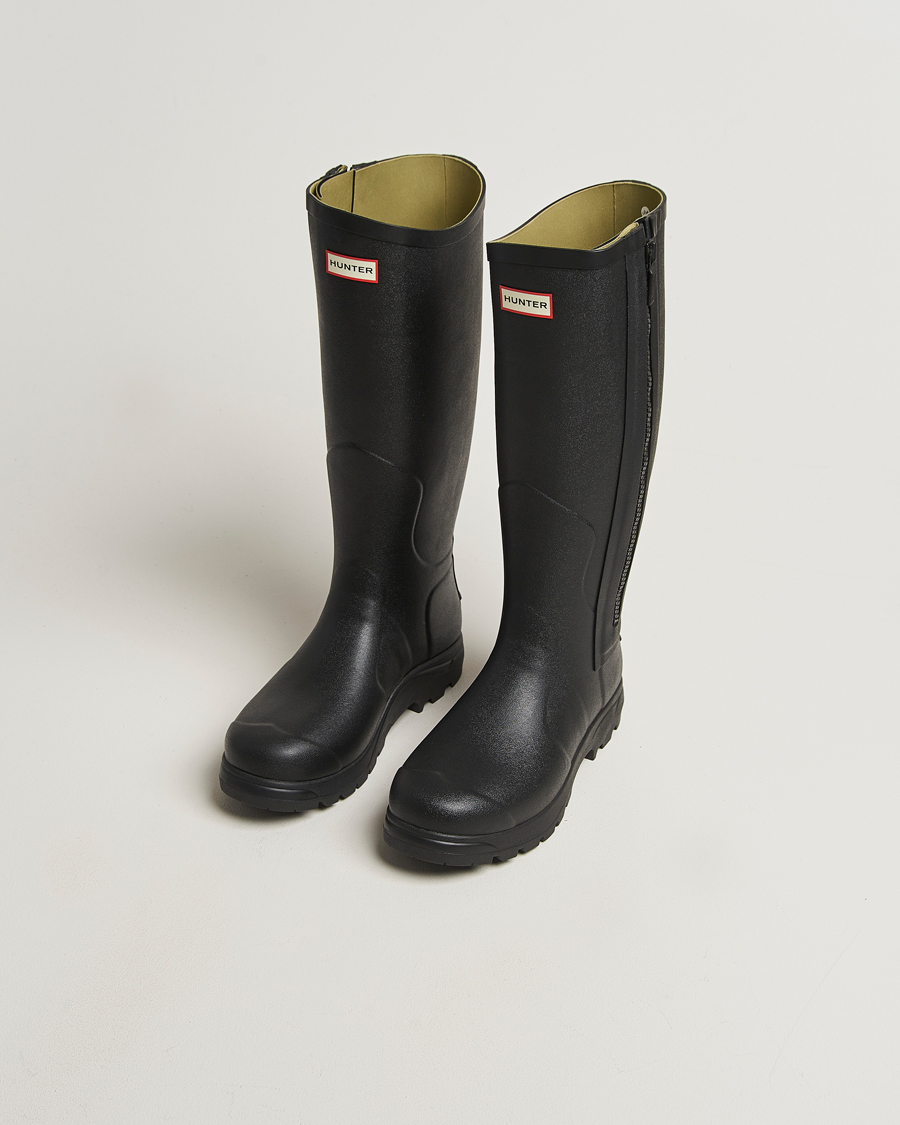 Herre | Galocher & Gummistøvler | Hunter Boots | Balmoral Full Zip Boot Black