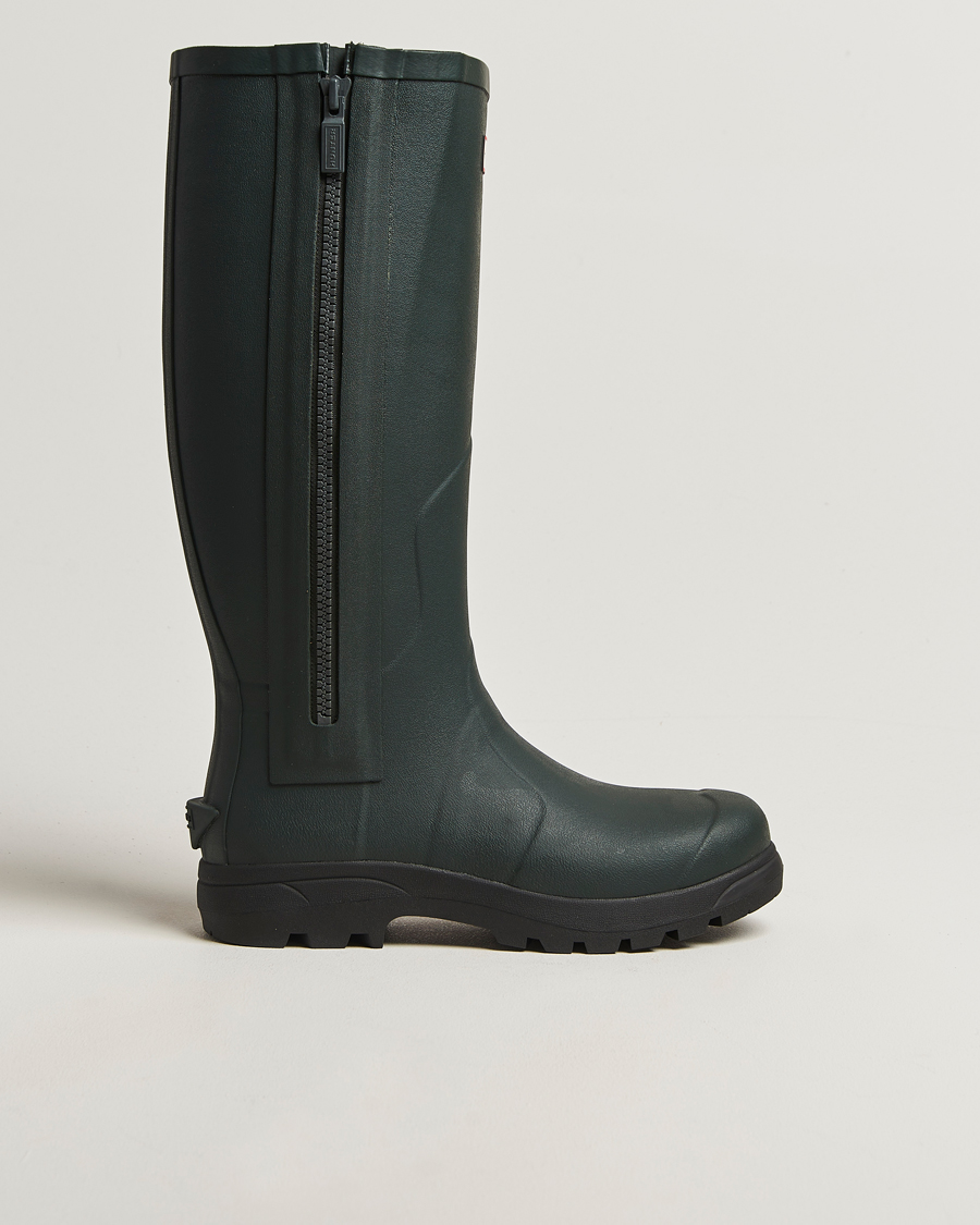 Herre | Galocher & Gummistøvler | Hunter Boots | Balmoral Full Zip Boot Dark Olive