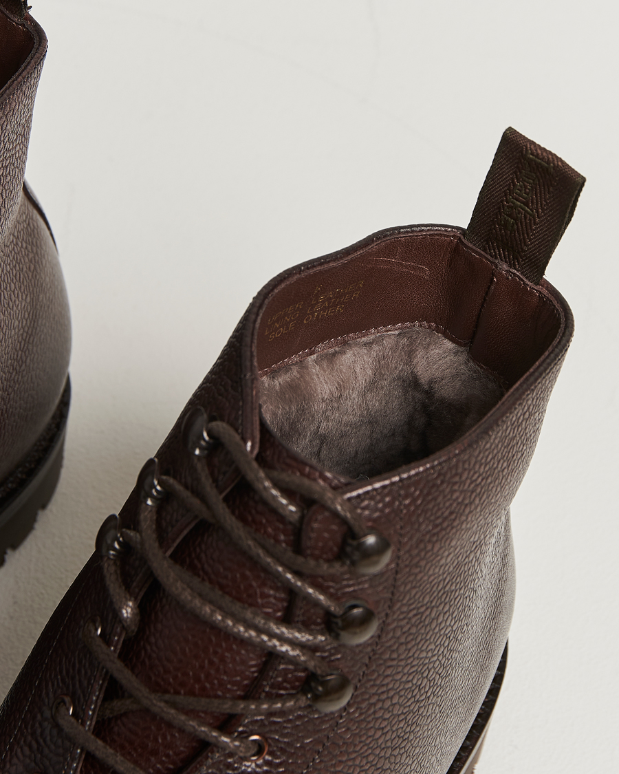 Herre | Støvler | Loake 1880 | Sedbergh Sherling Boot Dark Brown