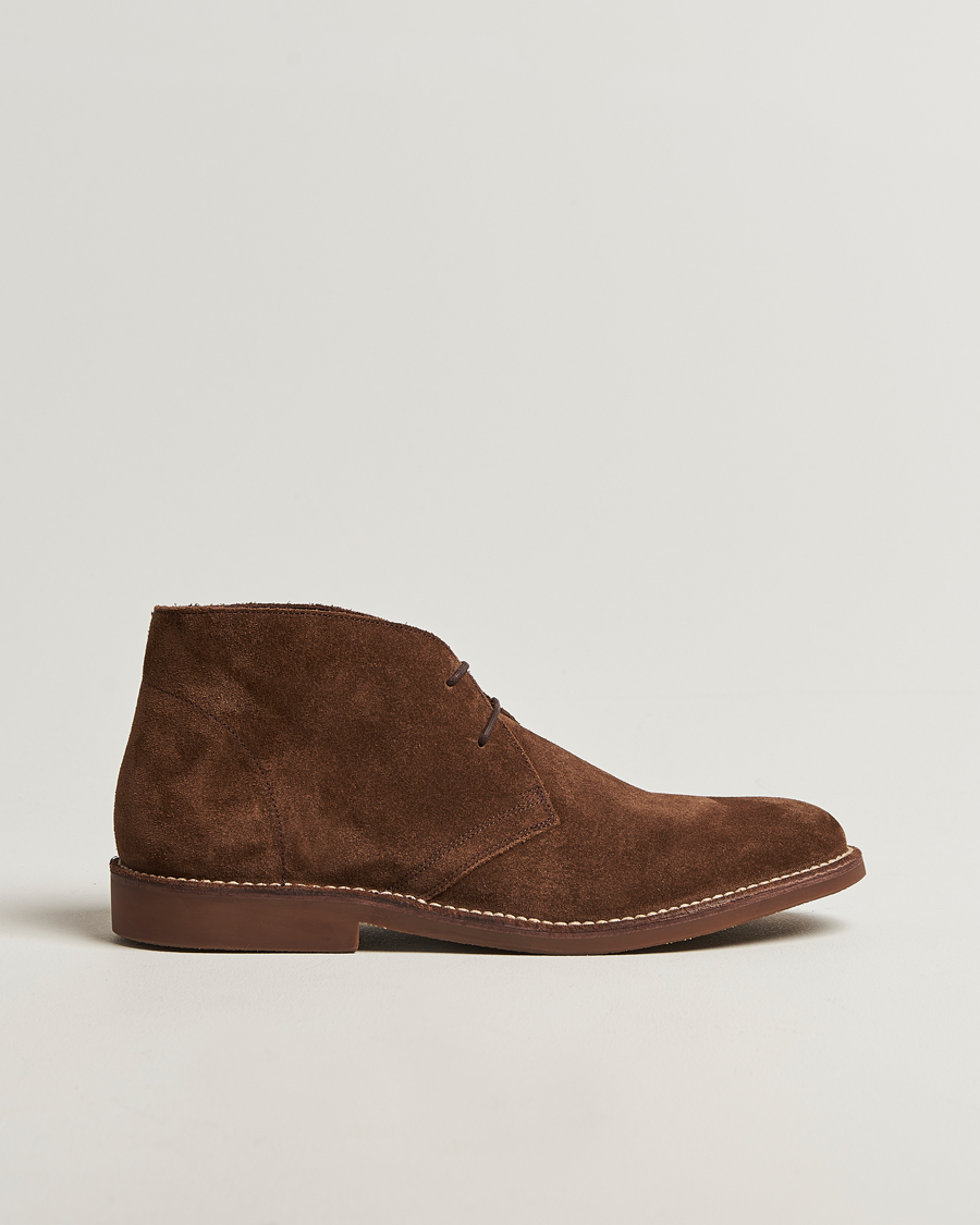 Herre | Støvler | Loake Shoemakers | Sahara Suede Chukka Dark Brown