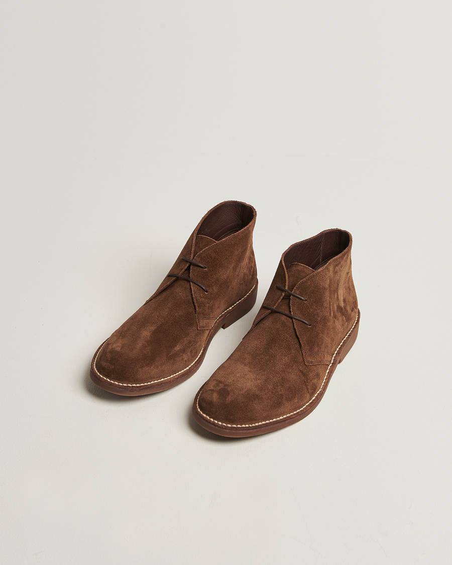 Herre | Støvler | Loake Shoemakers | Sahara Suede Chukka Dark Brown