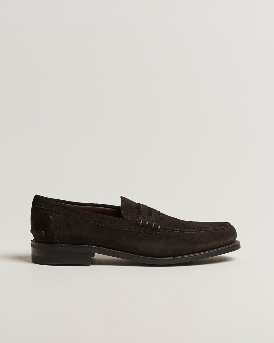 Herre | Loafers | Loake 1880 | Kingscliffe Suede Loafer Dark Brown