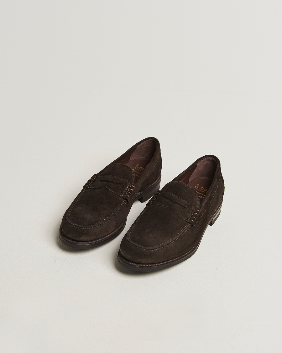 Herre | Loafers | Loake 1880 | Kingscliffe Suede Loafer Dark Brown