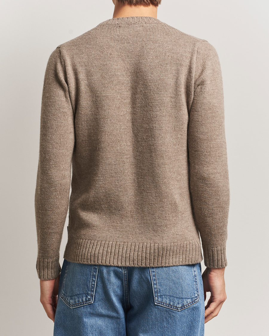 Herre | Trøjer | Peregrine | Maker's Stitch Merino Crew Light Brown