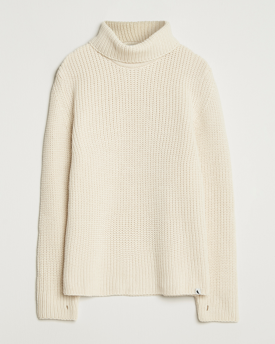 Herre | Trøjer | Peregrine | Wilkinson Knitted Merino Rollneck Ecru