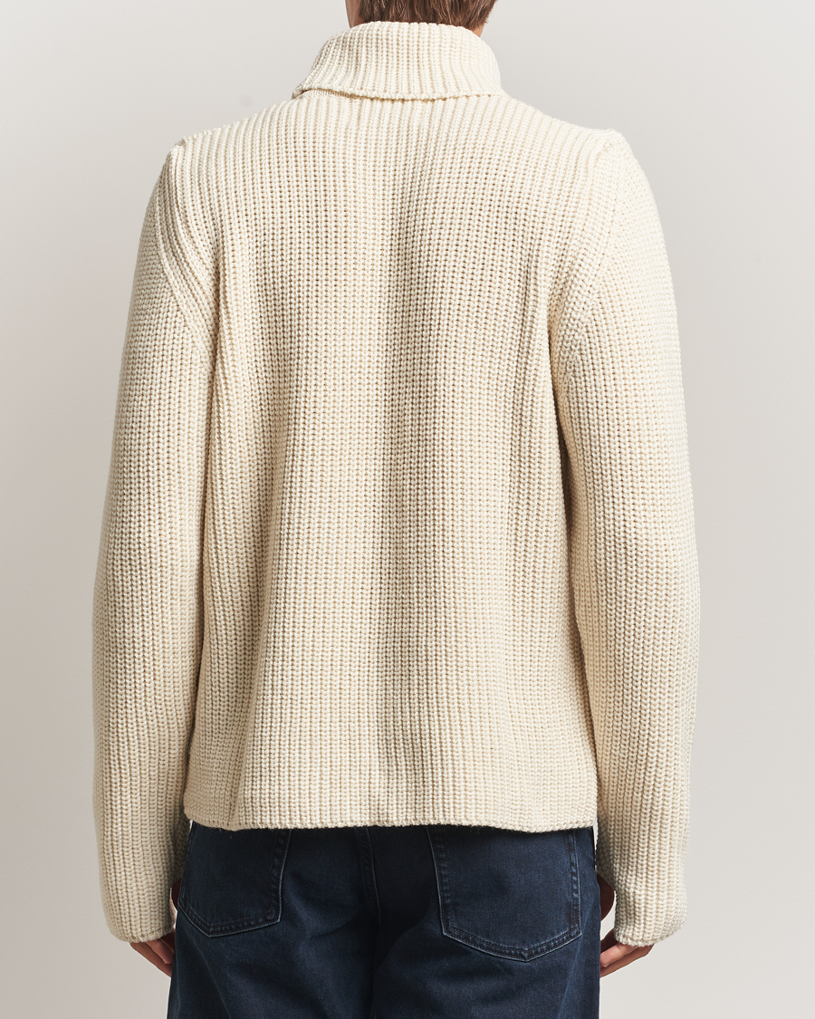 Herre | Trøjer | Peregrine | Wilkinson Knitted Merino Rollneck Ecru