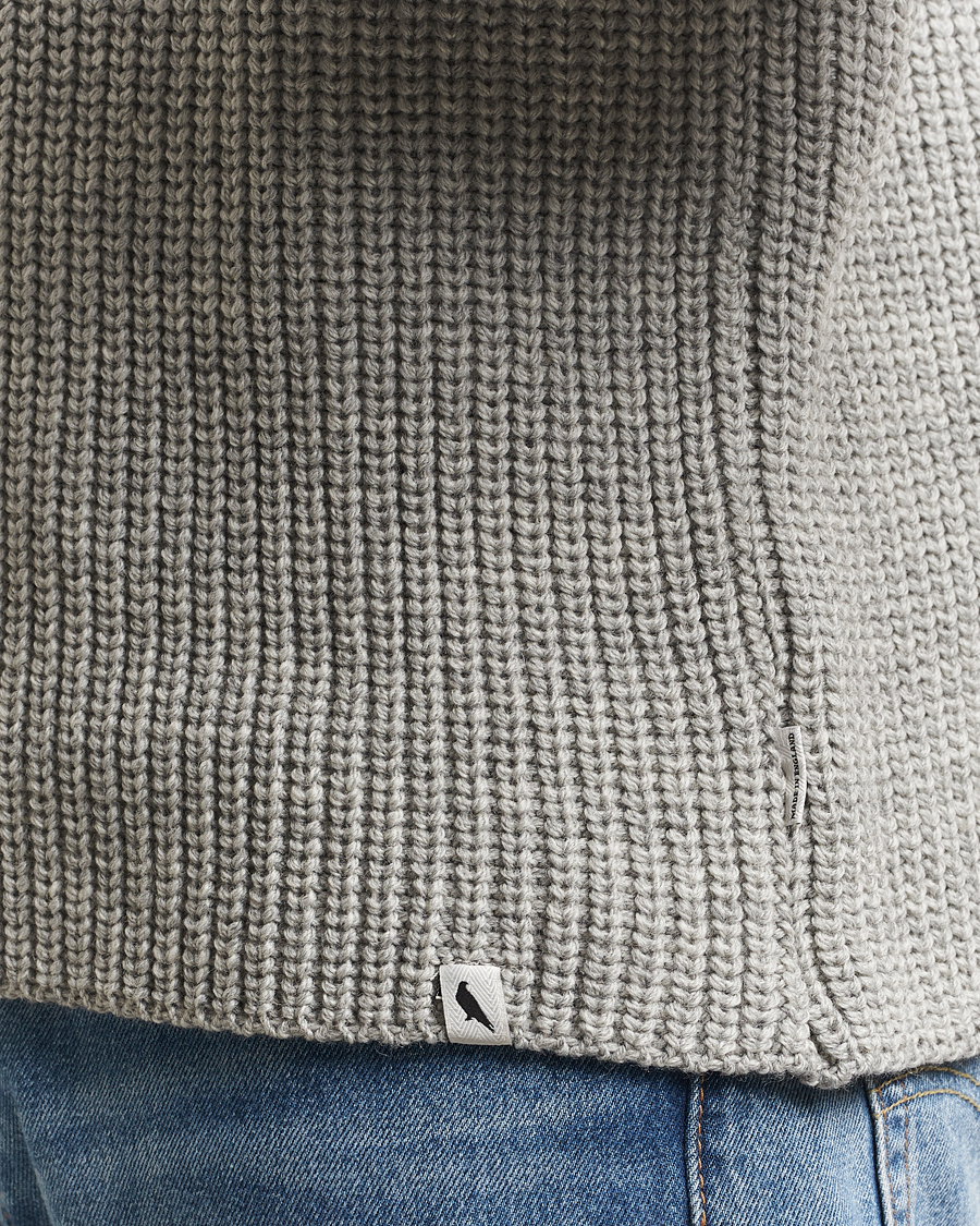 Herre | Trøjer | Peregrine | Wilkinson Knitted Merino Rollneck Light Grey