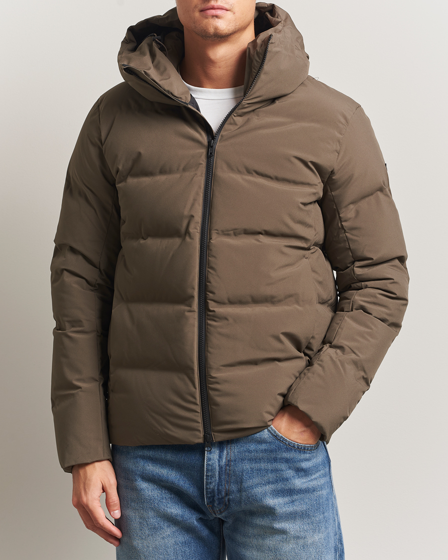 Herre | Jakker | Scandinavian Edition | Torrent II Hooded Puffer Jacket Major Brown
