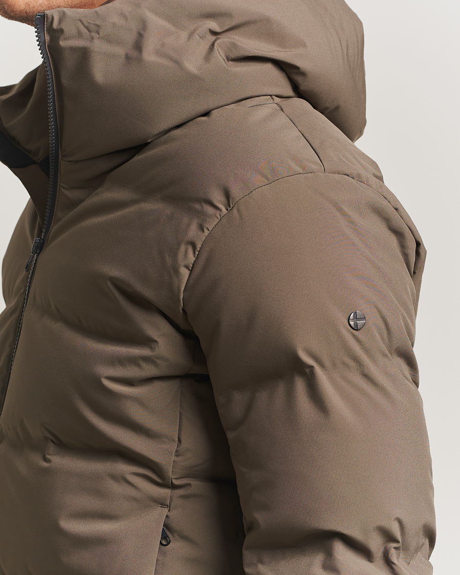 Herre | Jakker | Scandinavian Edition | Torrent II Hooded Puffer Jacket Major Brown
