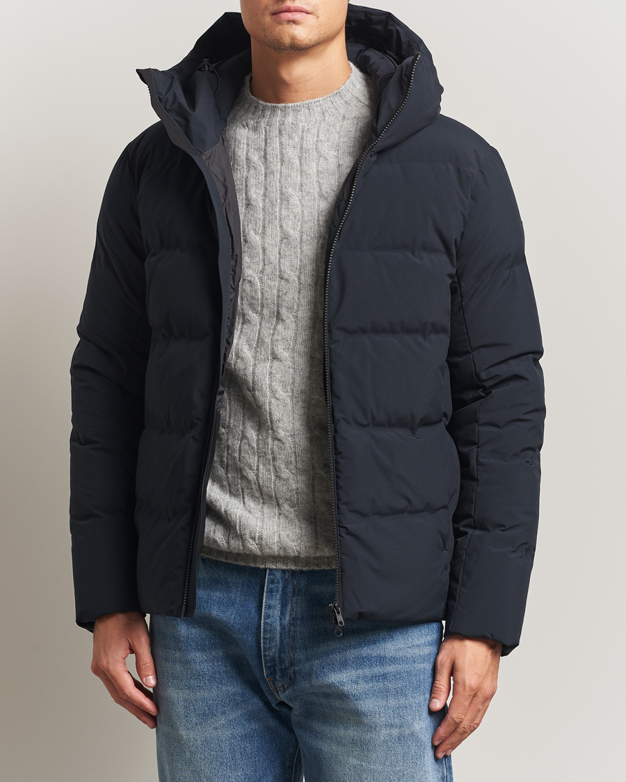 Herre | Jakker | Scandinavian Edition | Torrent II Hooded Puffer Jacket Midnight Blue