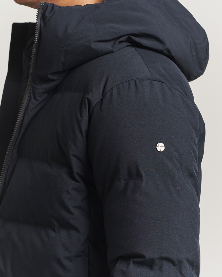 Herre | Jakker | Scandinavian Edition | Torrent II Hooded Puffer Jacket Midnight Blue