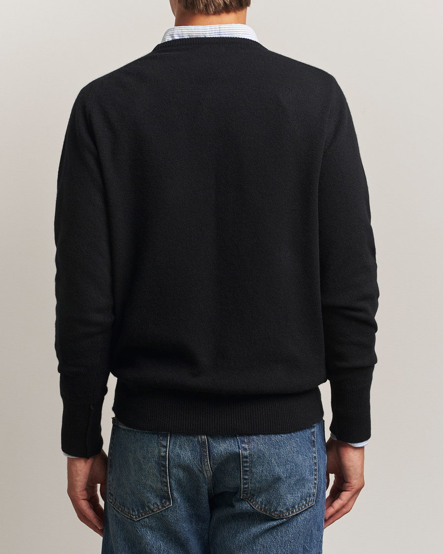 Herre | Trøjer | William Lockie | Melrose Cashmere Crew Neck Black