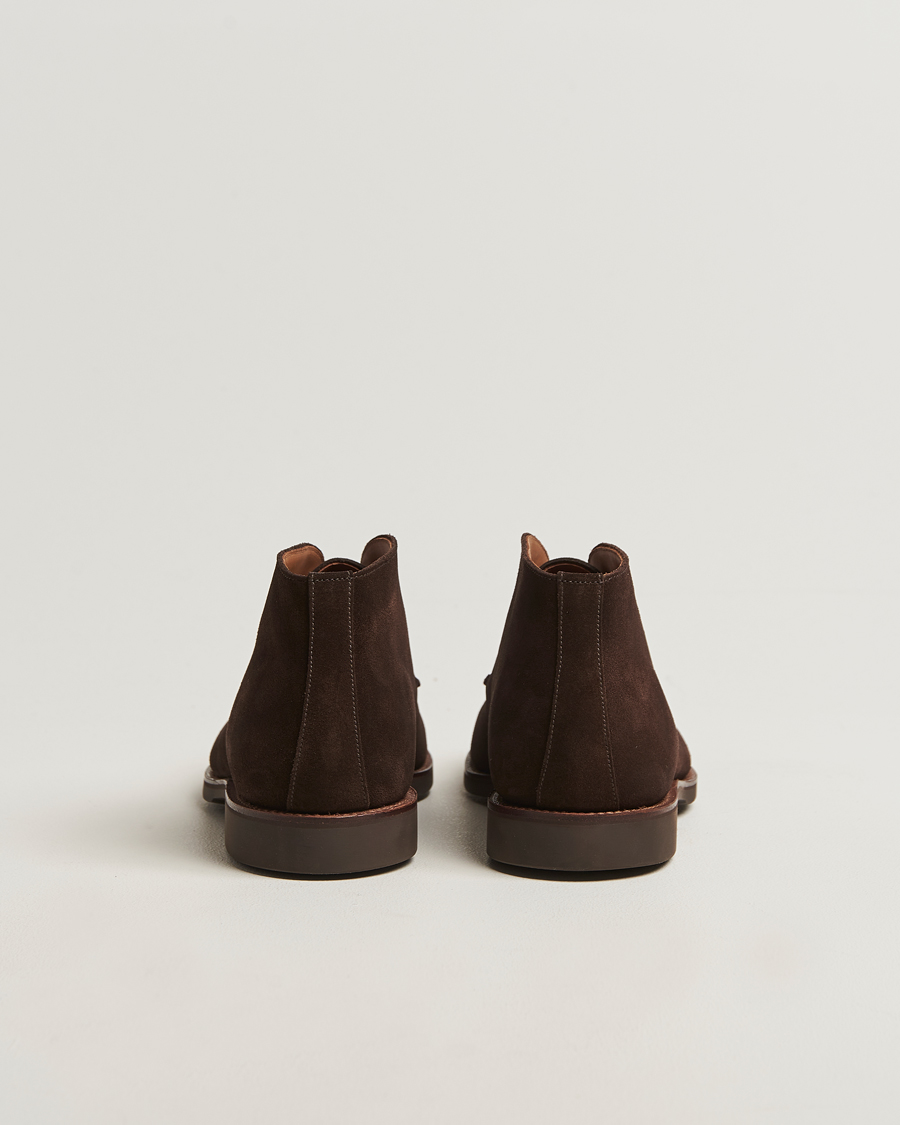 Herre | Støvler | Crockett & Jones | Bibury Chukka Boot Dark Brown Suede