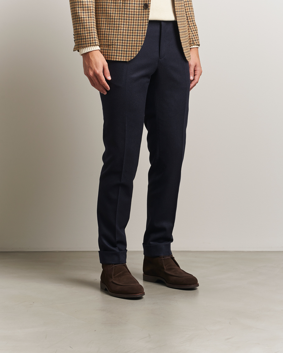 Herre | Støvler | Crockett & Jones | Bibury Chukka Boot Dark Brown Suede