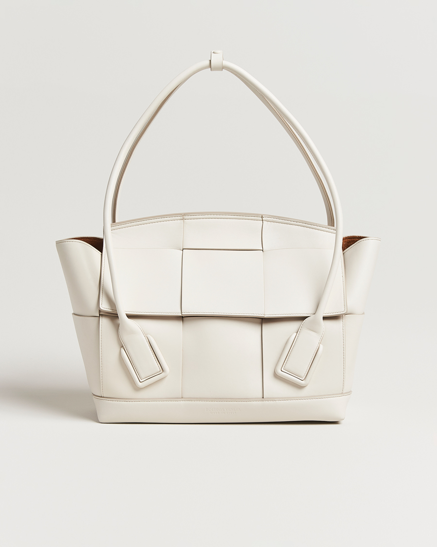 Herre | Pre-Owned & Vintage Bags | Bottega Veneta Pre-Owned | Intrecciato Acro Small White