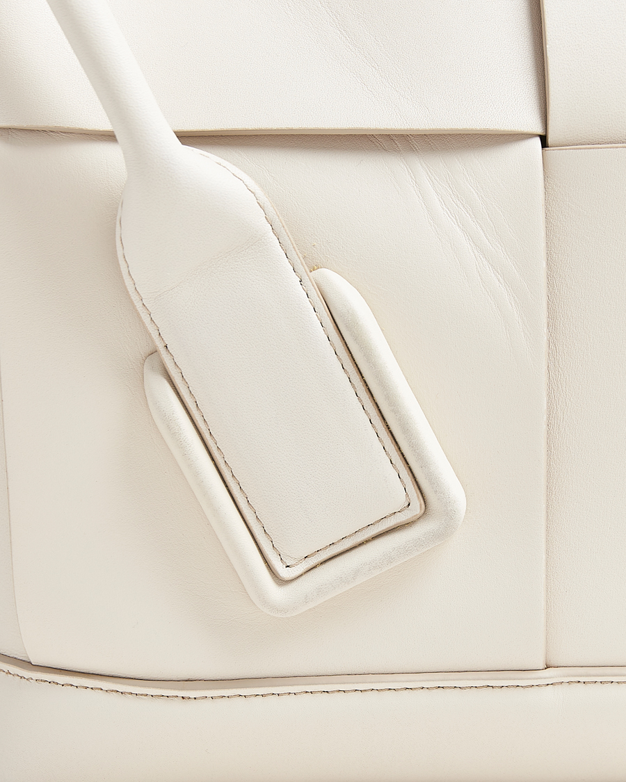 Herre | Pre-Owned & Vintage Bags | Bottega Veneta Pre-Owned | Intrecciato Acro Small White