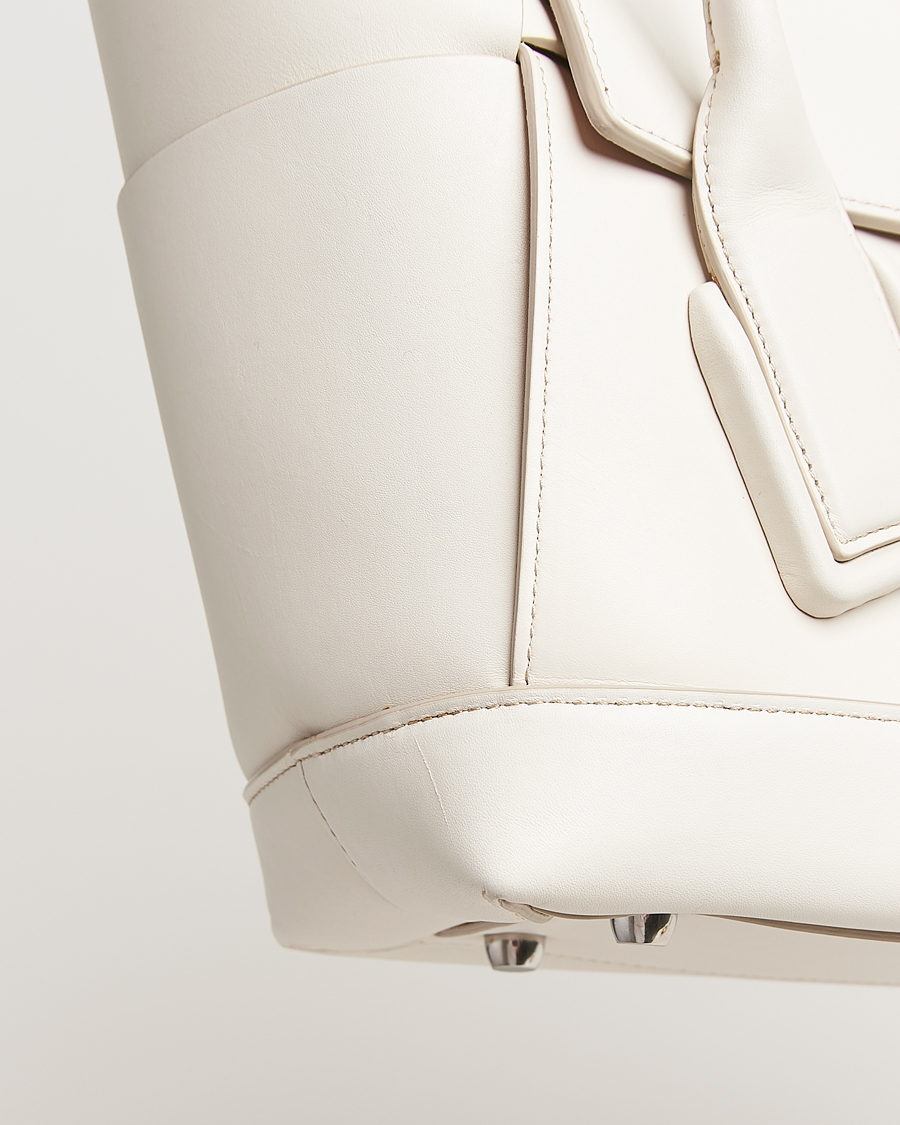 Herre | Pre-Owned & Vintage Bags | Bottega Veneta Pre-Owned | Intrecciato Acro Small White