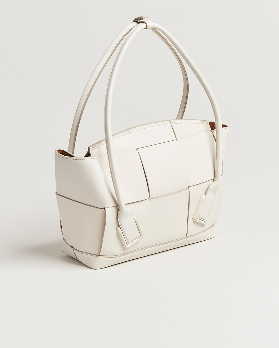 Herre | Pre-Owned & Vintage Bags | Bottega Veneta Pre-Owned | Intrecciato Acro Small White