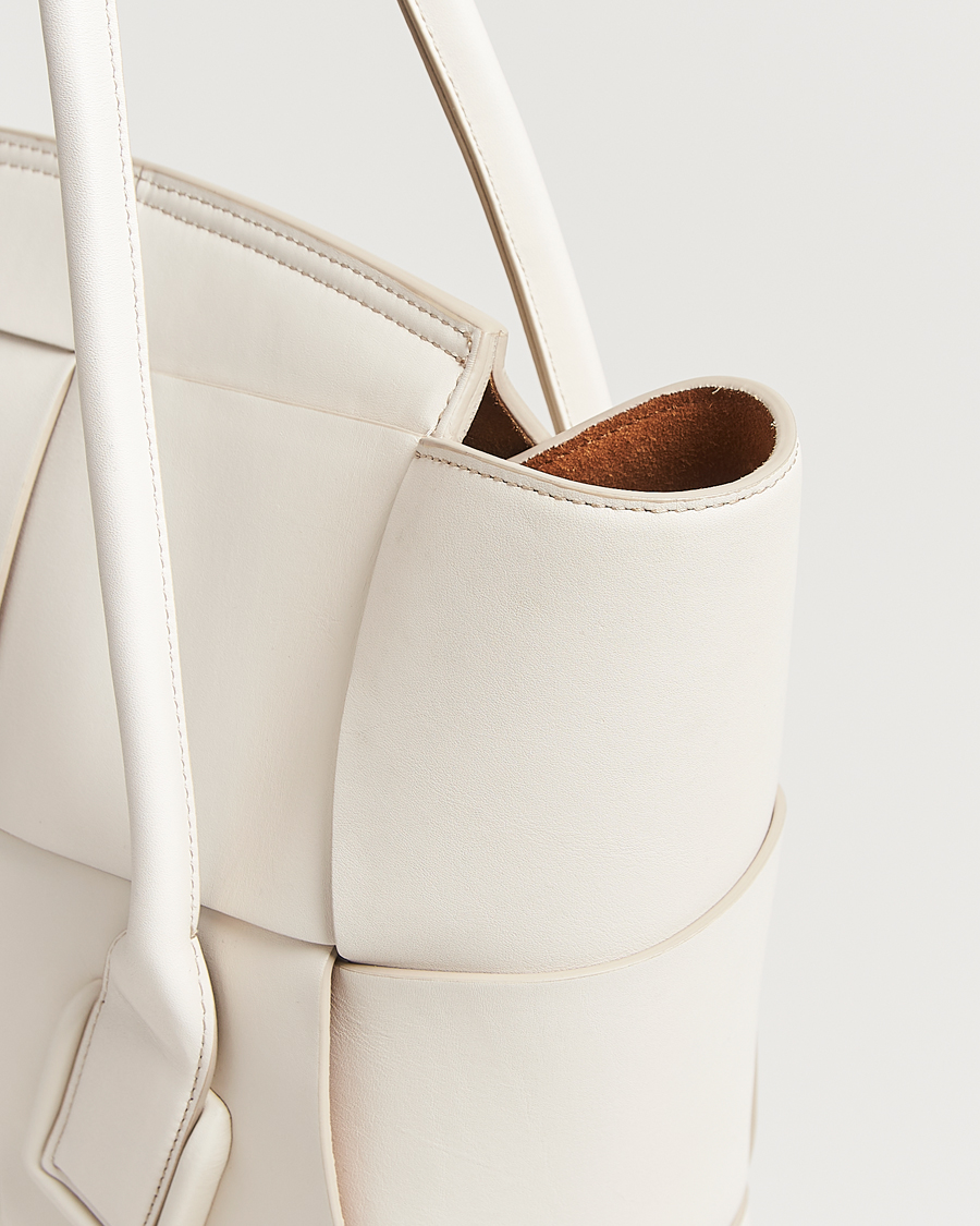 Herre | Pre-Owned & Vintage Bags | Bottega Veneta Pre-Owned | Intrecciato Acro Small White