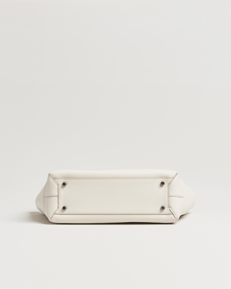 Herre | Pre-Owned & Vintage Bags | Bottega Veneta Pre-Owned | Intrecciato Acro Small White