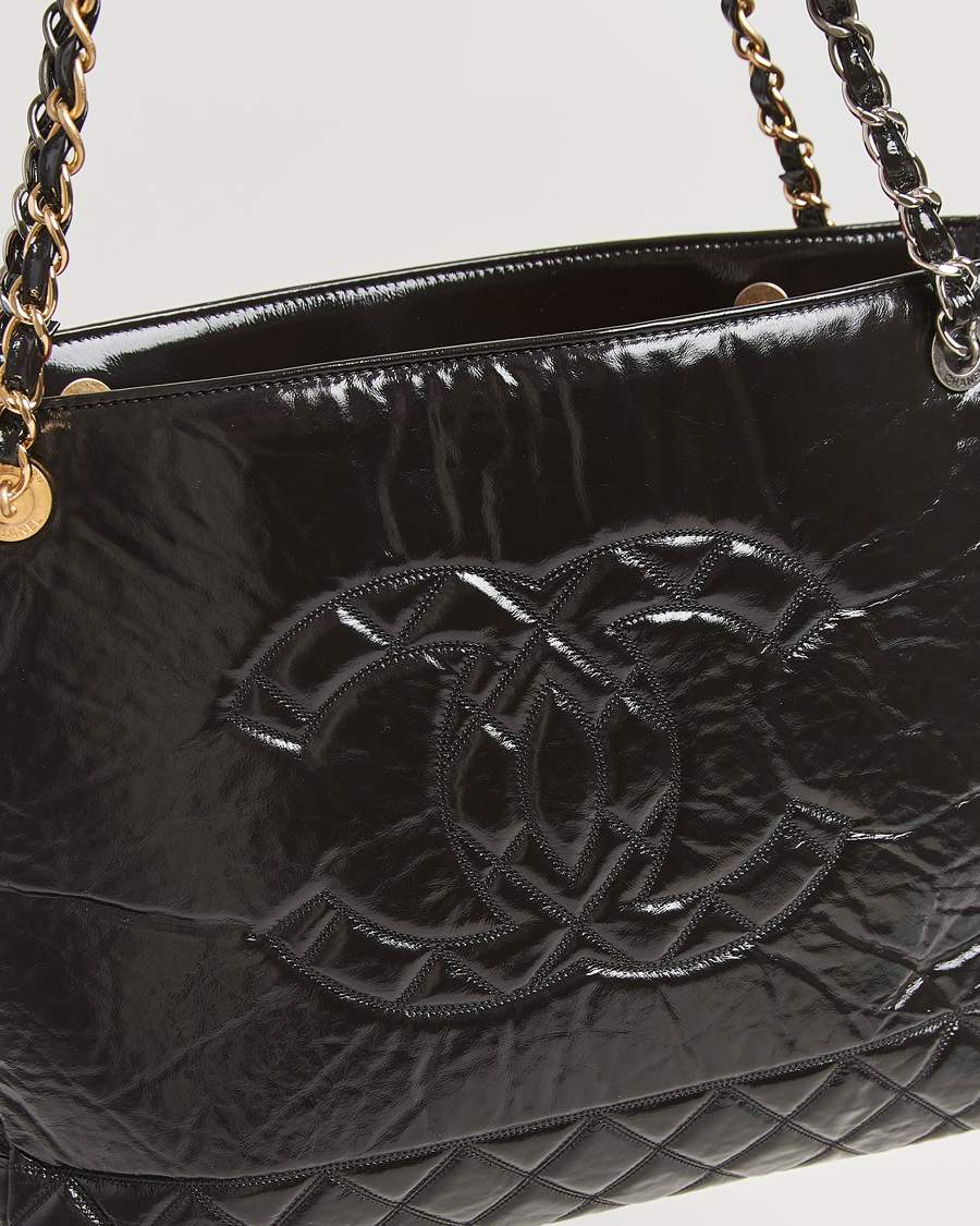 Herre | Pre-Owned & Vintage Bags | Chanel Pre-Owned | Chain Tote Bag Black