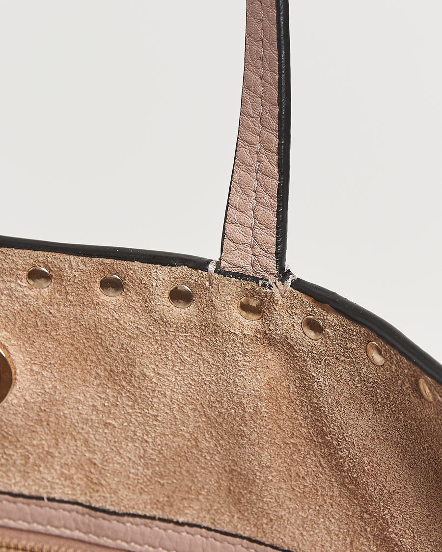 Herre | Pre-Owned & Vintage Bags | Valentino Pre-Owned | Medium Rockstud Tote Bag Poudre