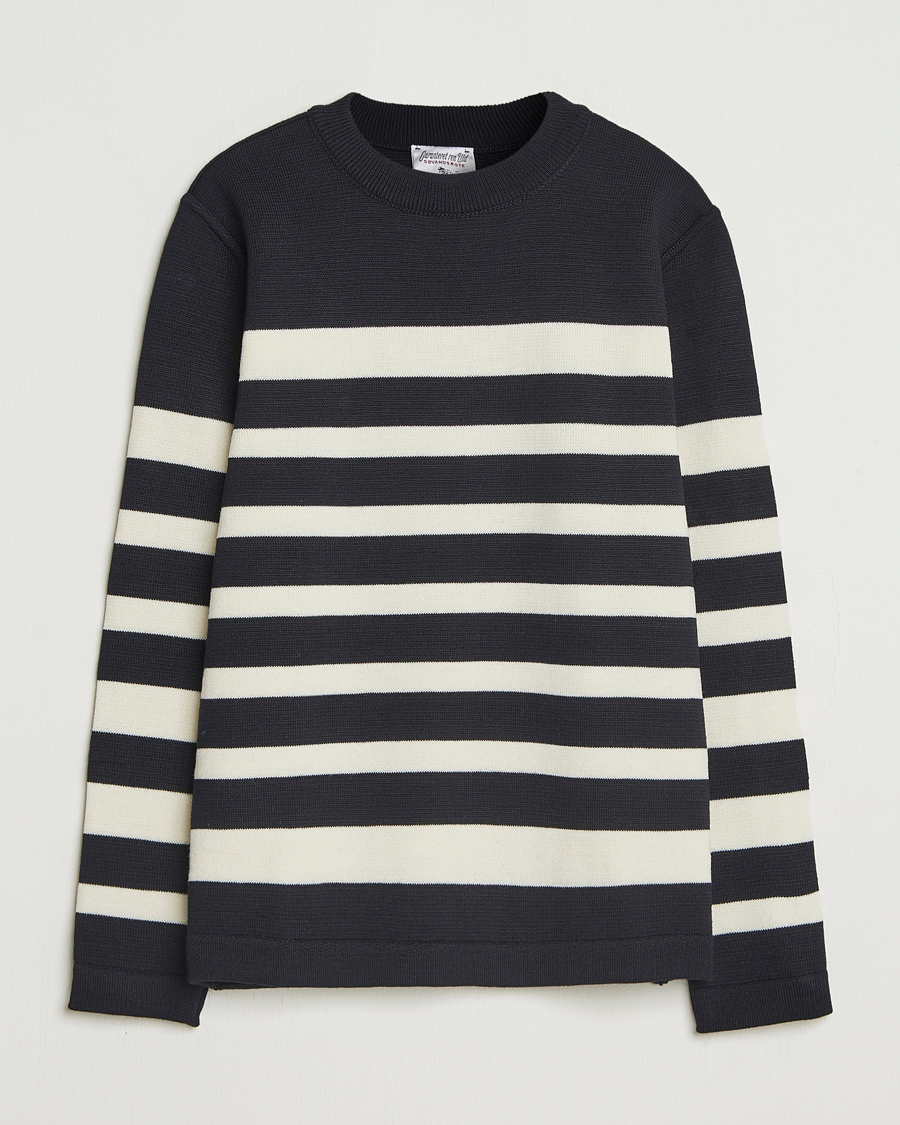 Herre | Trøjer | S.N.S. Herning | Given Wool Crew Neck Navy/White