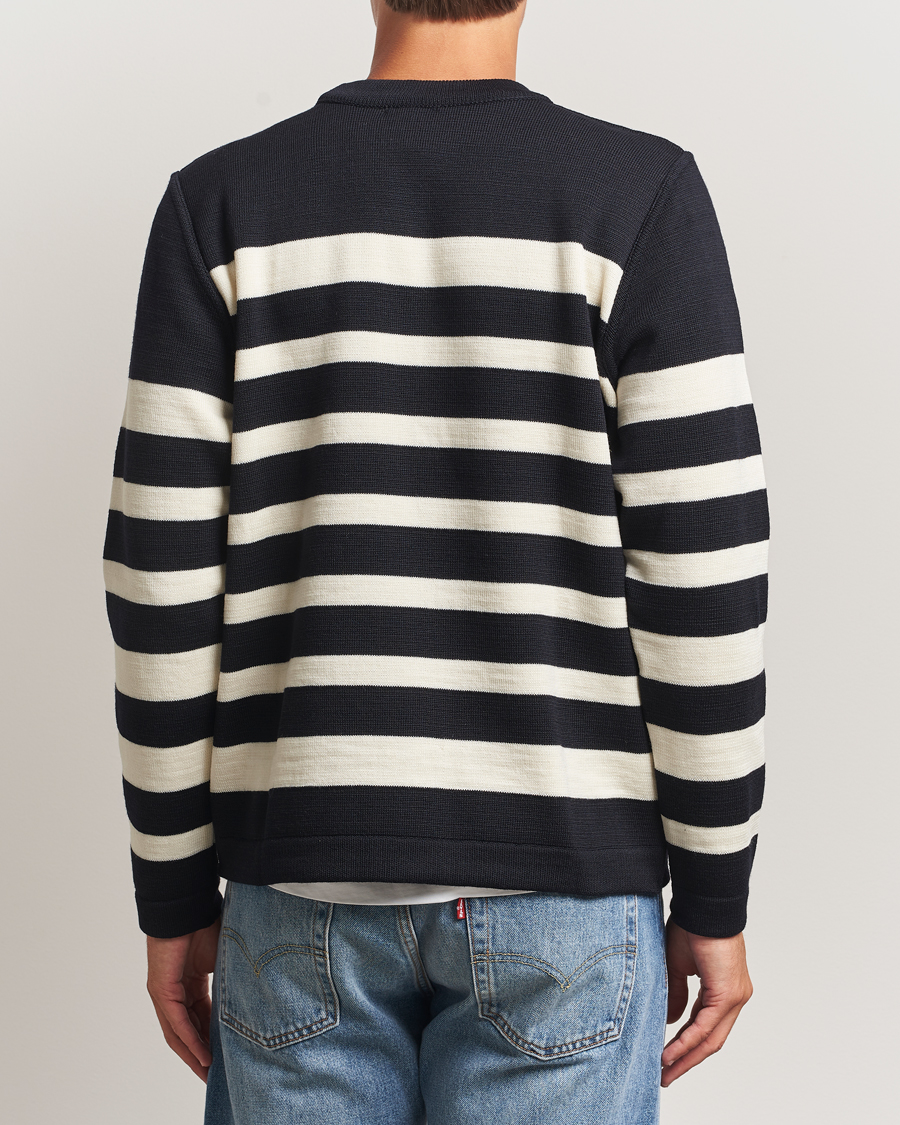 Herre | Trøjer | S.N.S. Herning | Given Wool Crew Neck Navy/White