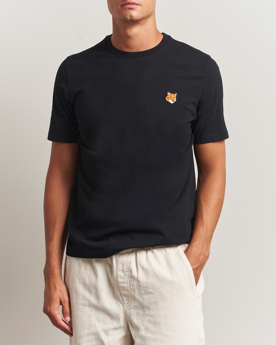 Herre | T-Shirts | Maison Kitsuné | Fox Head T-Shirt Black