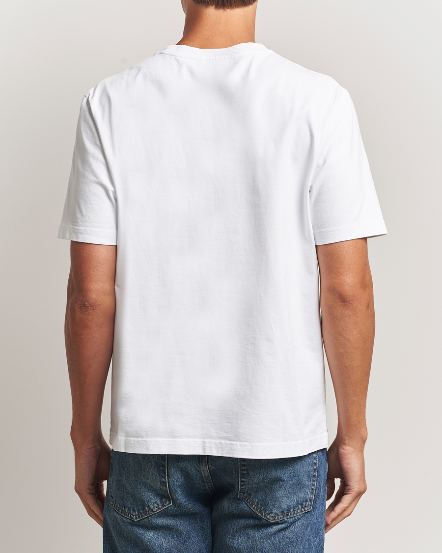 Herre | T-Shirts | Maison Kitsuné | Grey Fox Head T-Shirt White