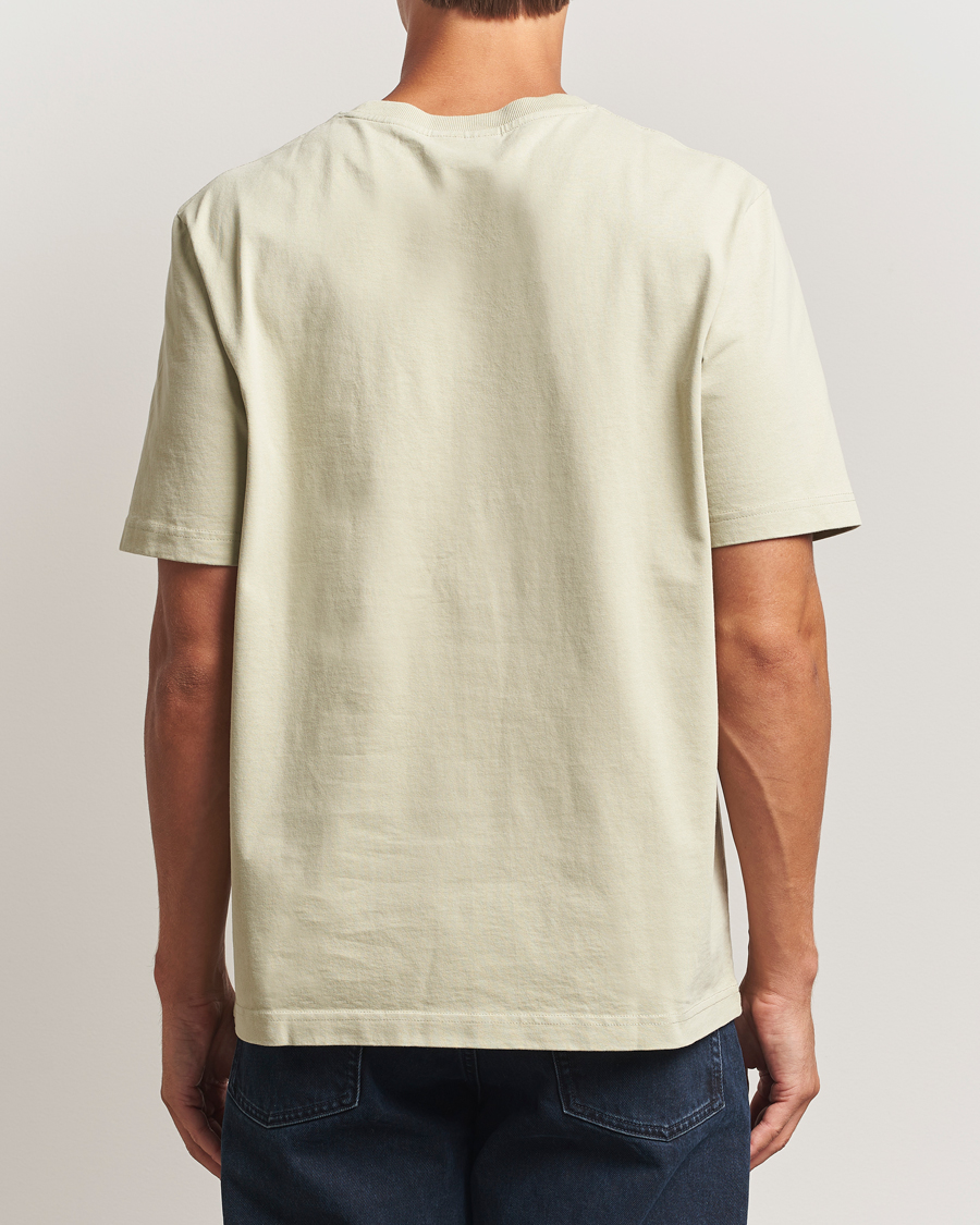 Herre | T-Shirts | Maison Kitsuné | Grey Fox Head T-Shirt Stone Beige